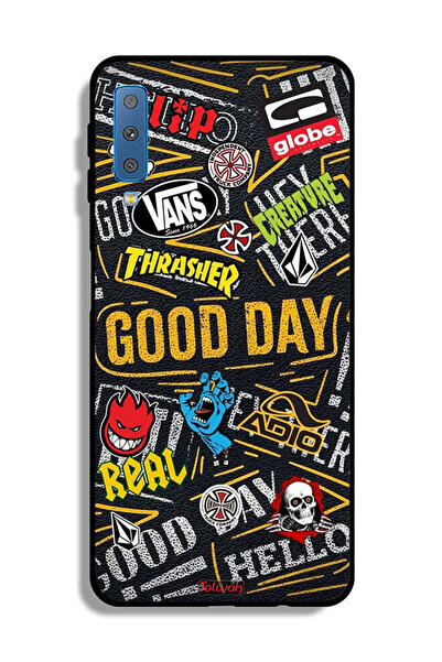 Tolwak غطاء حماية لهاتف Samsung Galaxy A7 (2018) Good Day