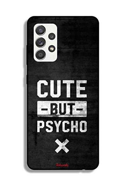 Tolwak Samsung Galaxy M32 5G Protective Case Cover Cute But Psycho