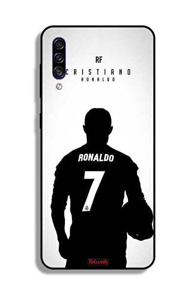 Tolwak غطاء حماية لهاتف سامسونج جالكسي A50s بقناع كريستيانو رونالدو