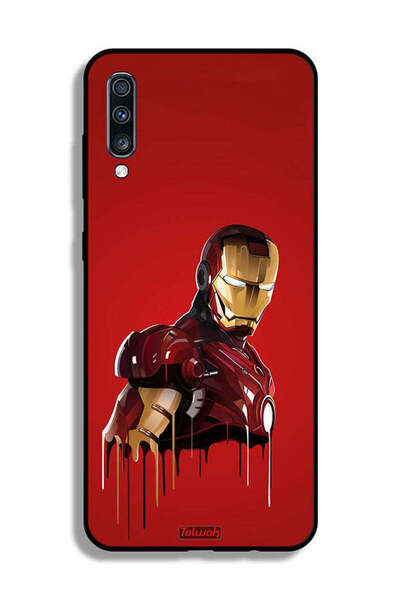 Tolwak غطاء حماية لهاتف Samsung Galaxy A70 برسومات الرجل الحديدي