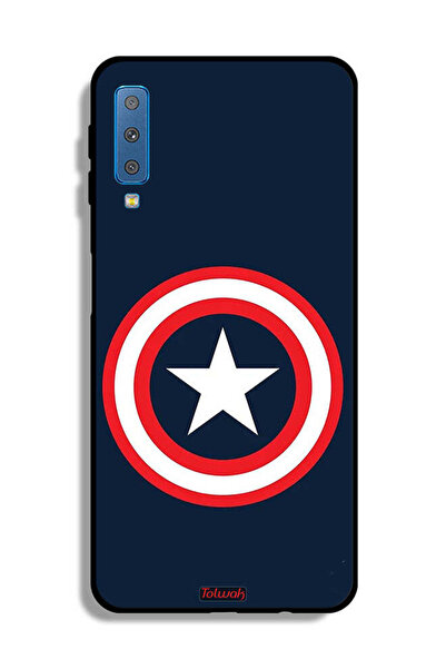 Tolwak Samsung Galaxy A7 (2018) Protective Case Cover Captain America