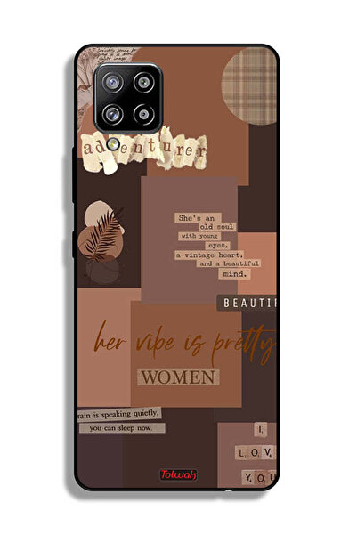 Tolwak Samsung Galaxy A42 5G Protective Case Cover Adventurer Women