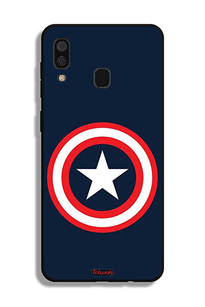 Tolwak Samsung Galaxy A20 Protective Case Cover Captain America