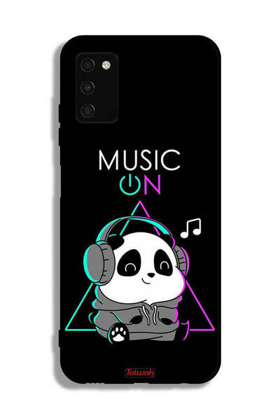 Tolwak غطاء حماية لهاتف Samsung Galaxy A03s بطبعة موسيقى الباندا