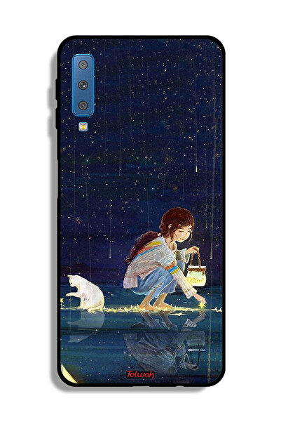 Tolwak غطاء حماية لهاتف Samsung Galaxy A7 (2018) - فن جمع النجوم
