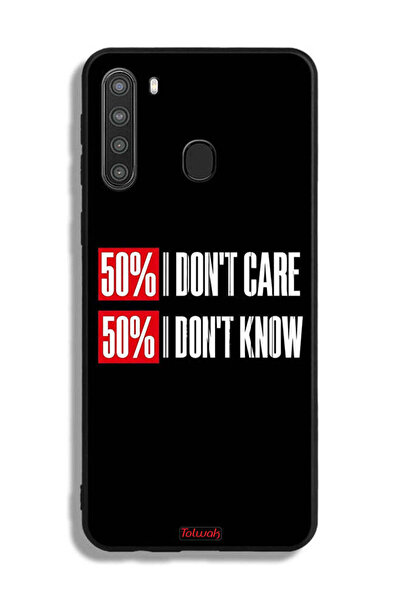 Tolwak غطاء حماية لهاتف سامسونج جالكسي A21 لا يهمني