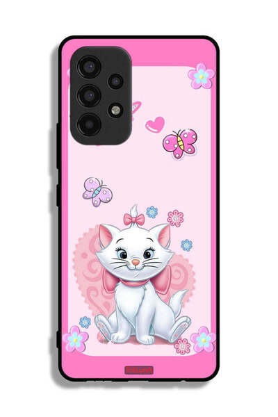 Tolwak Samsung Galaxy A53 5G Protective Case Cover Cute Lady Cat