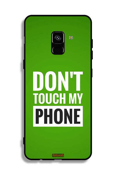 Tolwak غطاء حماية لهاتف Samsung Galaxy A8 Plus (2018) - لا تلمس هاتفي