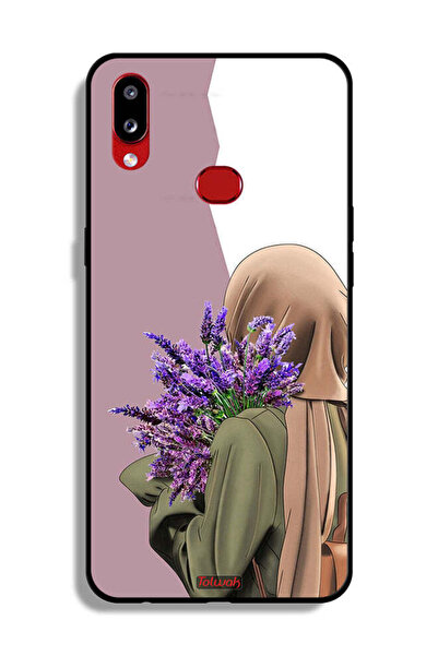 Tolwak غطاء حماية لهاتف Samsung Galaxy A10s يحمل زهرة