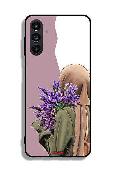 Tolwak Samsung Galaxy A13 5G Protective Case Cover Holding Flower