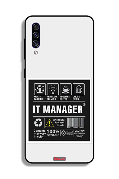 Tolwak غطاء حماية لجهاز Samsung Galaxy A50s، ملصق مدير تكنولوجيا المعلومات