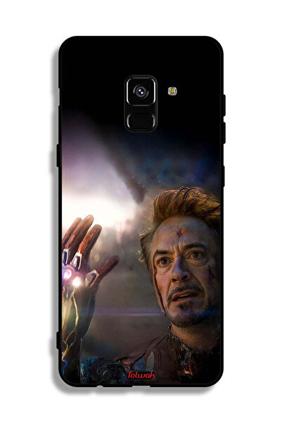 Tolwak غطاء حماية لهاتف Samsung Galaxy A8 Plus (2018) - أنا الرجل الحديدي