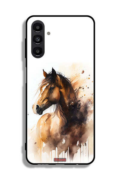 Tolwak Samsung Galaxy A13 5G Protective Case Cover Horse Abstract Art