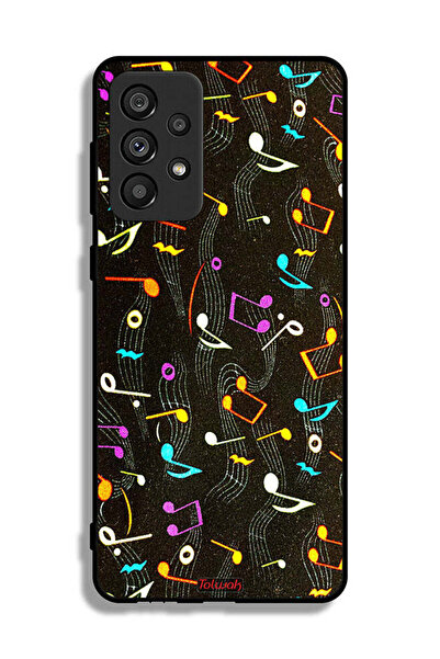 Tolwak غطاء حماية لهاتف Samsung Galaxy A73 5G بنمط قماش موسيقي
