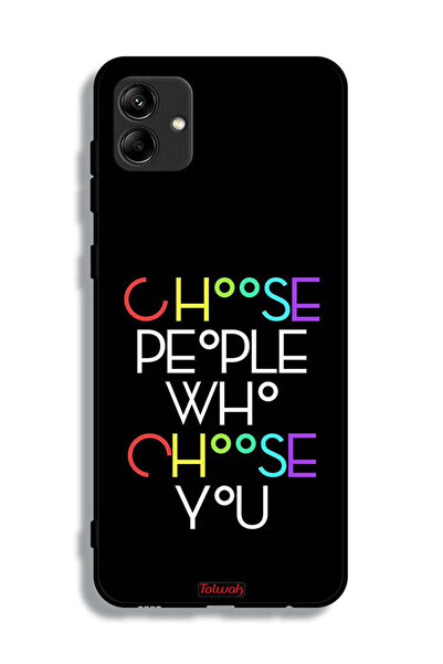 Tolwak Samsung Galaxy A04e Protective Case Cover Choose People Who Choose You