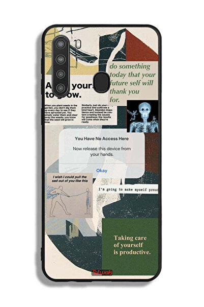 Tolwak غطاء حماية لهاتف Samsung Galaxy A21 اسمح لنفسك بالنمو