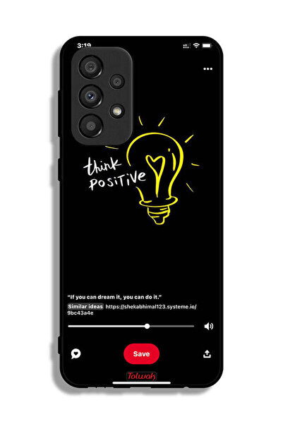 Tolwak غطاء حماية لهاتف سامسونج جالاكسي A33 5G - فكر بإيجابية