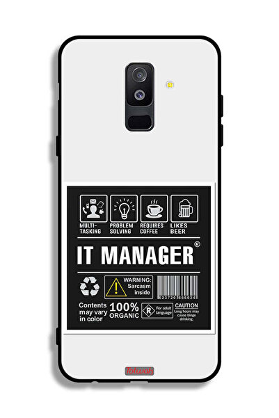 Tolwak غطاء حماية لجهاز Samsung Galaxy A6 Plus (2018) - ملصق مدير تكنولوجيا المعلومات