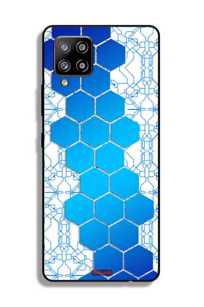 Tolwak غطاء حماية لهاتف سامسونج جالاكسي A42 5G بأيقونات سداسية الشكل من Honey...