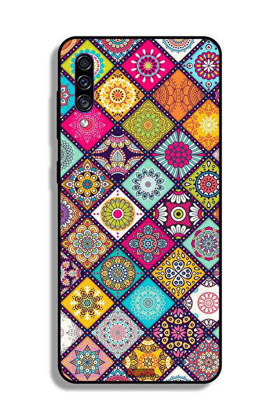 Tolwak غطاء حماية لهاتف سامسونج جالاكسي A30s بنقشة مربعات ماندالا