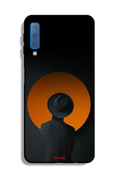 Tolwak غطاء حماية لهاتف Samsung Galaxy A7 (2018) بتصميم قبعة بوي آرت