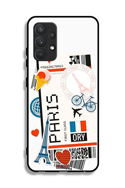 Tolwak غطاء حماية لهاتف سامسونج جالاكسي A32 4G، ملصق باريس