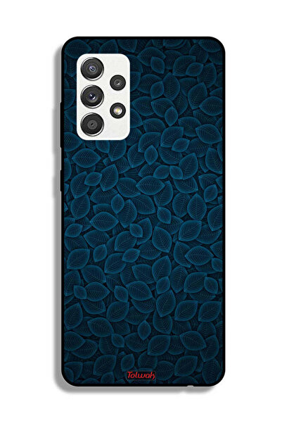 Tolwak Samsung Galaxy M32 5G Protective Case Cover Digital Art Leaves Pattern