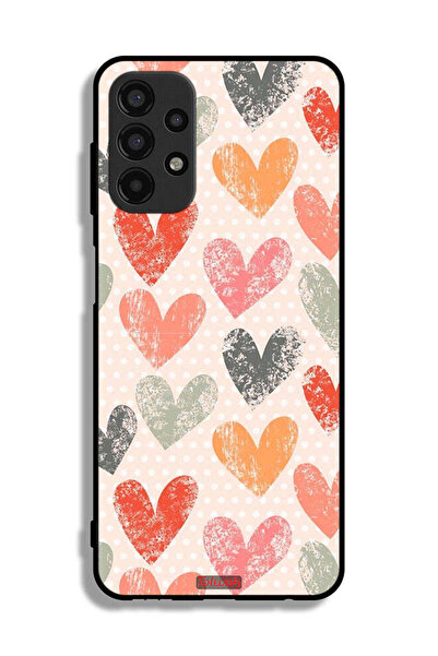 Tolwak Samsung Galaxy A13 4G Protective Case Cover Hearts Art