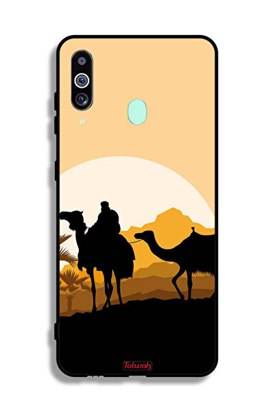 Tolwak غطاء حماية لهاتف سامسونج جالاكسي M40 برسومات جمال في الصحراء