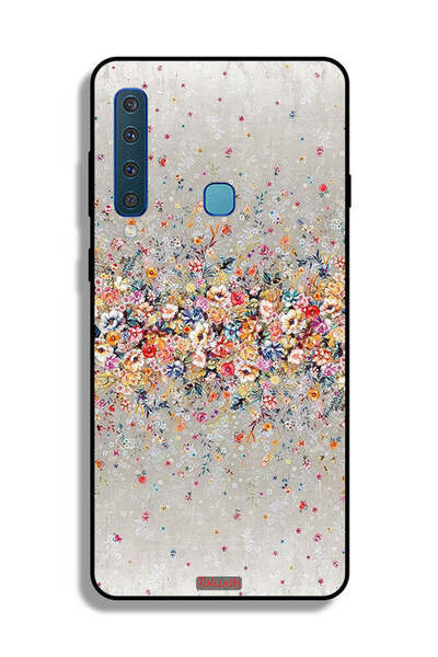 Tolwak غطاء حماية لهاتف Samsung Galaxy A9 (2018) برسومات زهور صغيرة وفن تجريدي