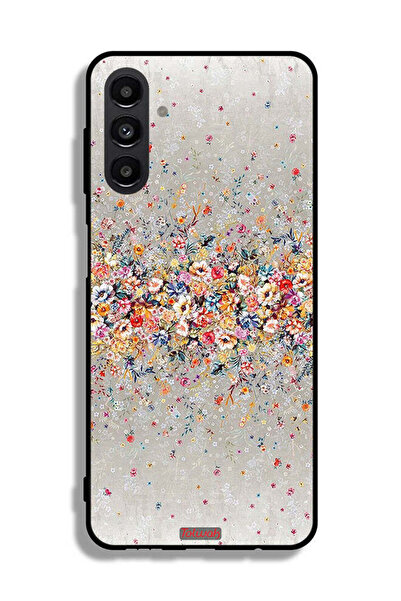 Tolwak غطاء حماية لهاتف Samsung Galaxy A04s بتصميم زهور صغيرة وفن تجريدي