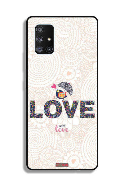 Tolwak Samsung Galaxy A71 5G Protective Case Cover Love With Love