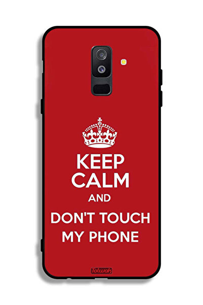 Tolwak غطاء حماية لهاتف سامسونج جالكسي A6 بلس (2018) - حافظ على هدوئك ولا تلم...