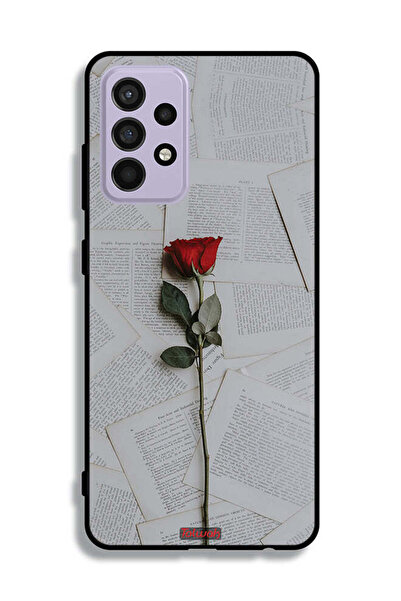 Tolwak غطاء حماية لهاتف سامسونج جالاكسي A52s 5G وردي على ورق