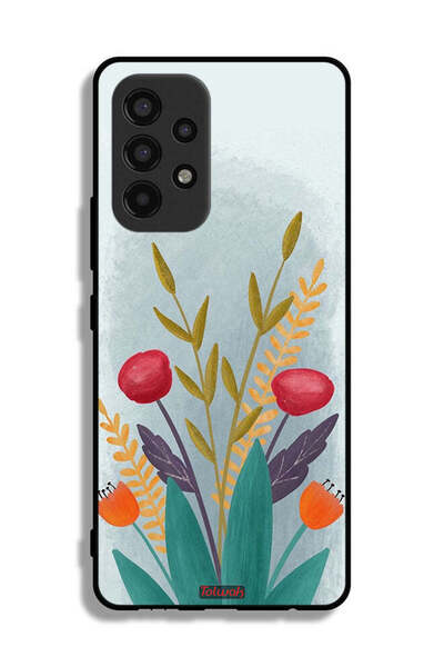 Tolwak غطاء حماية لهاتف سامسونج جالاكسي A53 5G برسومات نباتية