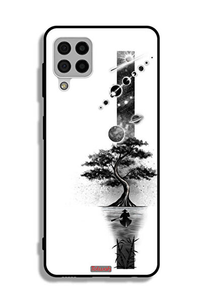Tolwak Samsung Galaxy A22 4G Protective Case Cover Earth Space Art