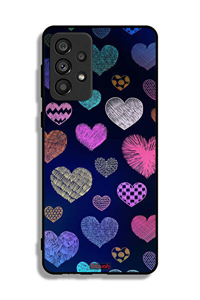Tolwak غطاء حماية لهاتف سامسونج جالاكسي A73 5G بنقشة قلوب داجا