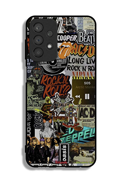 Tolwak غطاء حماية لهاتف سامسونج جالكسي A23، تحيا موسيقى الروك أند رول