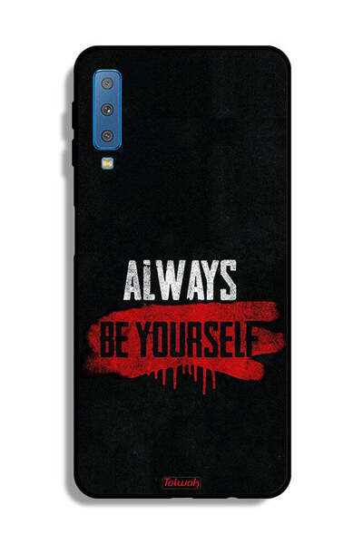 Tolwak غطاء حماية لهاتف Samsung Galaxy A7 (2018) كن دائمًا على طبيعتك