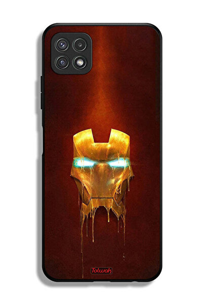 Tolwak غطاء حماية لهاتف سامسونج جالاكسي A22 5G بطبعة الرجل الحديدي مارفل كوميكس