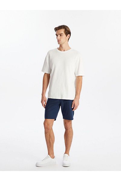 LC Waikiki Navy Blue Slim Fit Men's Shorts