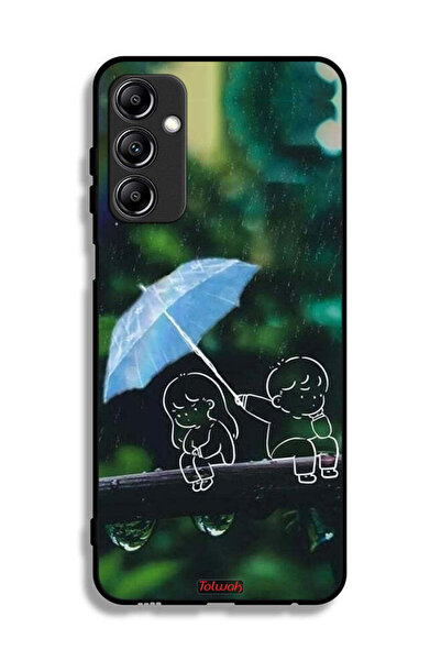 Tolwak غطاء حماية لهاتف Samsung Galaxy A24 4G بتصميم زوجين من الفن التجريدي
