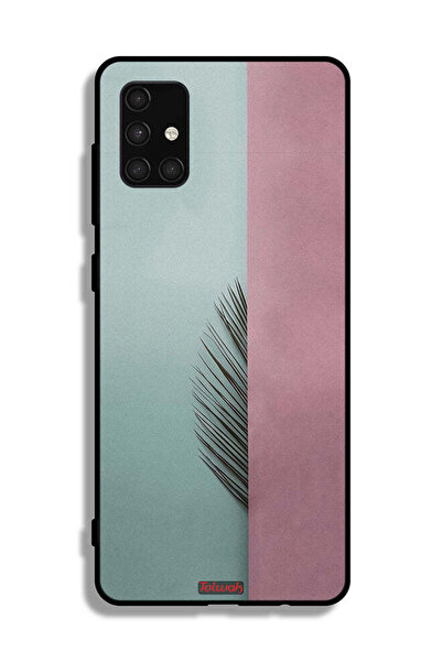 Tolwak غطاء حماية لهاتف سامسونج جالاكسي A71 4G بنقشة نصف أوراق