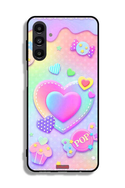 Tolwak Samsung Galaxy A13 5G Protective Case Cover Pop Hearts Art