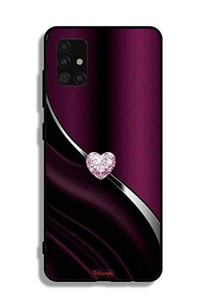 Tolwak غطاء حماية لهاتف سامسونج جالاكسي A51 5G بتصميم قلب ماسي