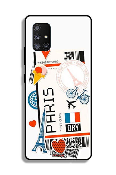 Tolwak غطاء حماية لهاتف سامسونج جالاكسي A71 5G، ملصق باريس