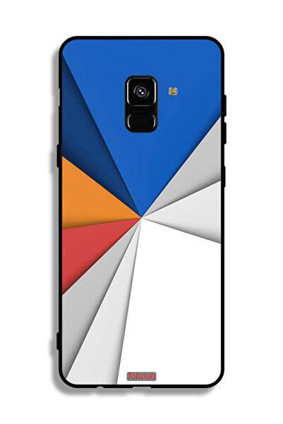 Tolwak غطاء حماية لهاتف Samsung Galaxy A8 Plus (2018) مصنوع من مادة فنية تجريدية