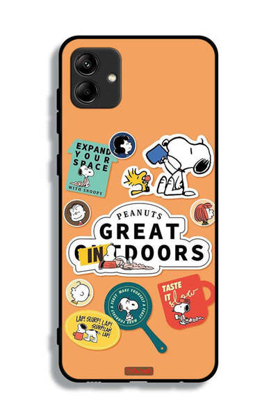 Tolwak غطاء حماية لهاتف سامسونج جالاكسي A04 بملصقات الفول السوداني