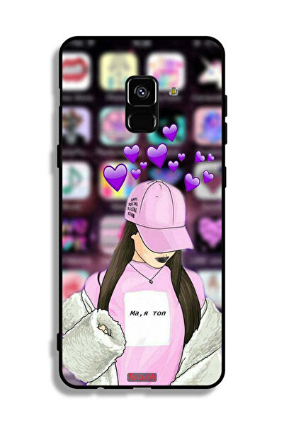 Tolwak غطاء حماية لهاتف Samsung Galaxy A8 Plus (2018) من Anti Social Club