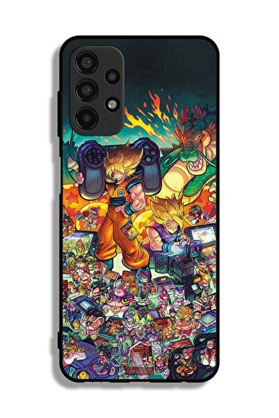 Tolwak Samsung Galaxy A13 4G Protective Case Cover Gamer Art Doodles